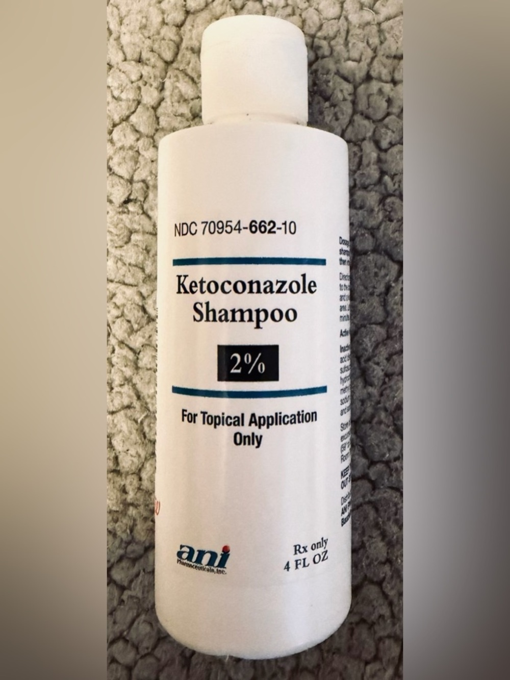 Ani Ketoconazole 2% Shampoo - White Bottle sealed
